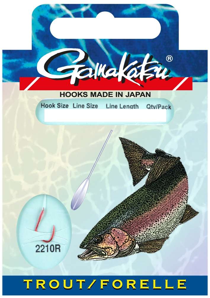 Gamakatsu Forelle BKD-2210R Gr. 4; 0,25mm; 120cm