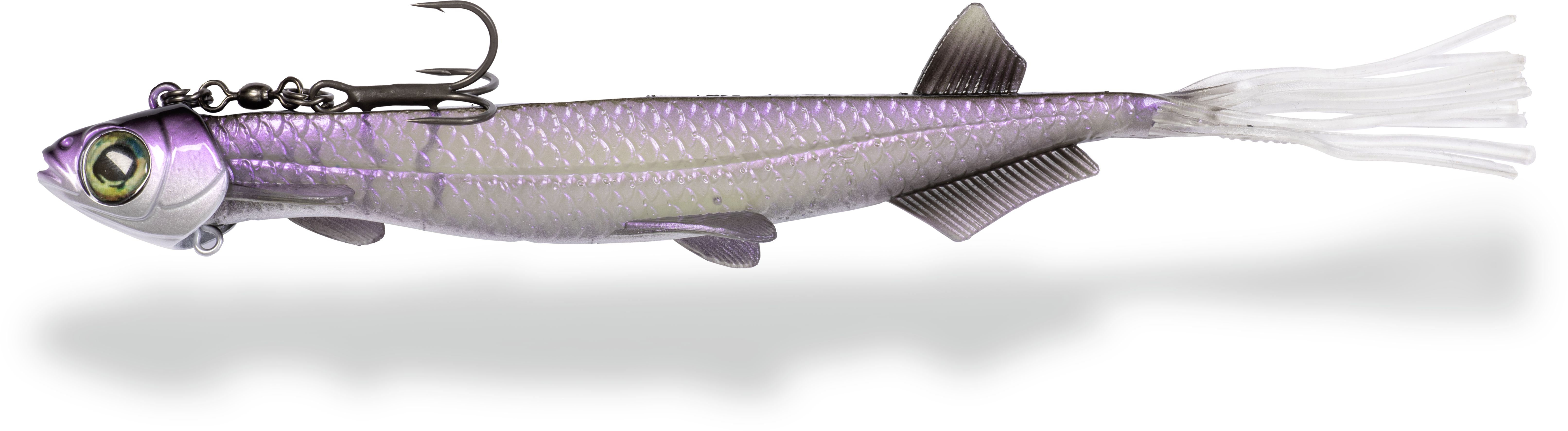 Quantum 60g 21cm Pelagic Shad Set HAIRY ghost #2/0