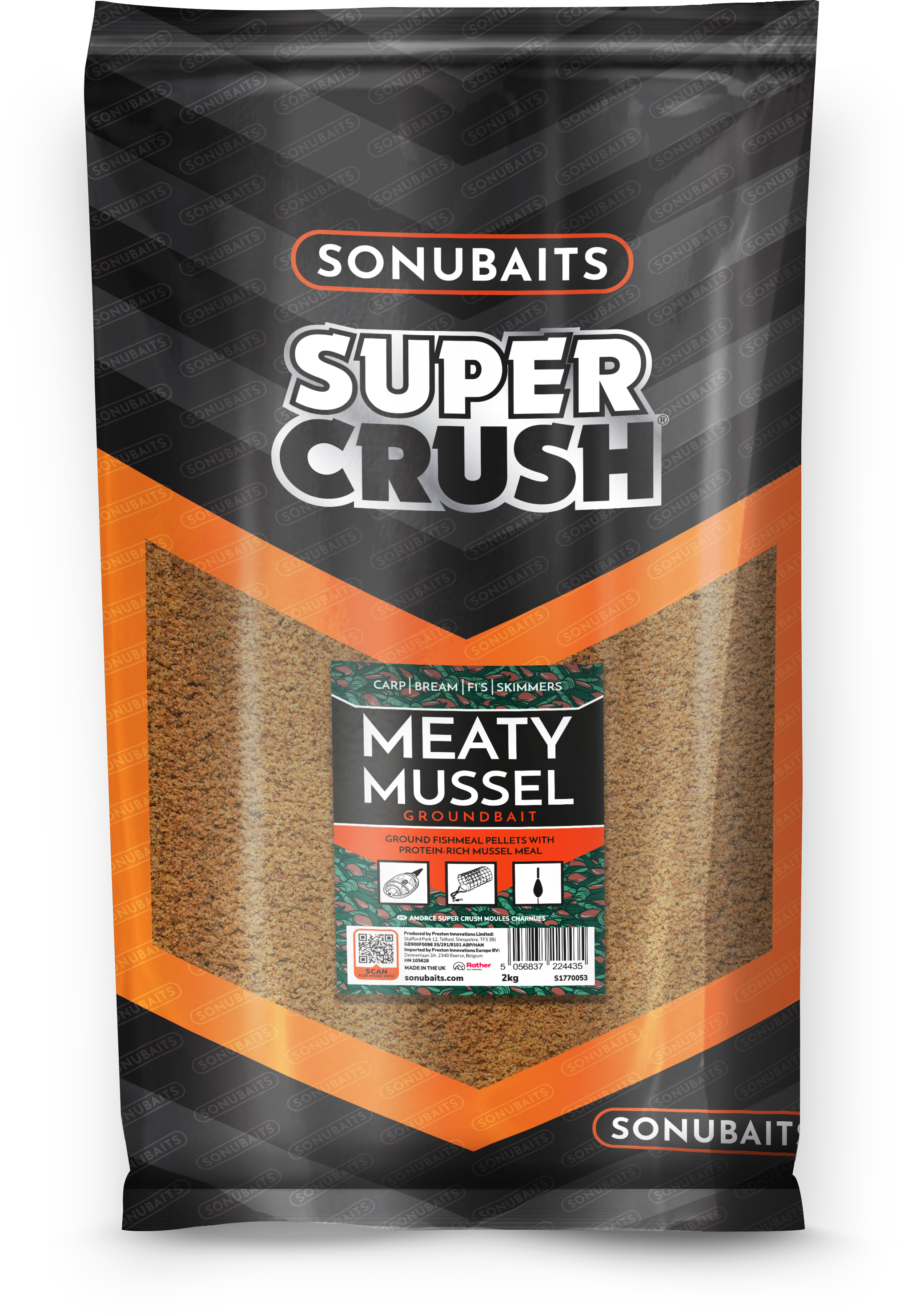 Kopie von Sonubaits Supercrush Meaty Mussel Mix 2 kg #1