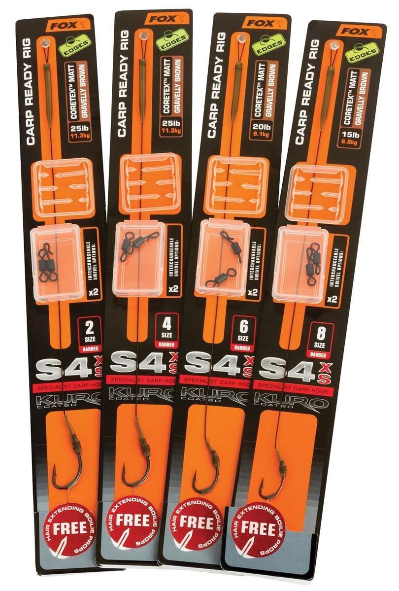 Fox Edges S4 Carp Rig Kit Sz. 6 25 Lb 