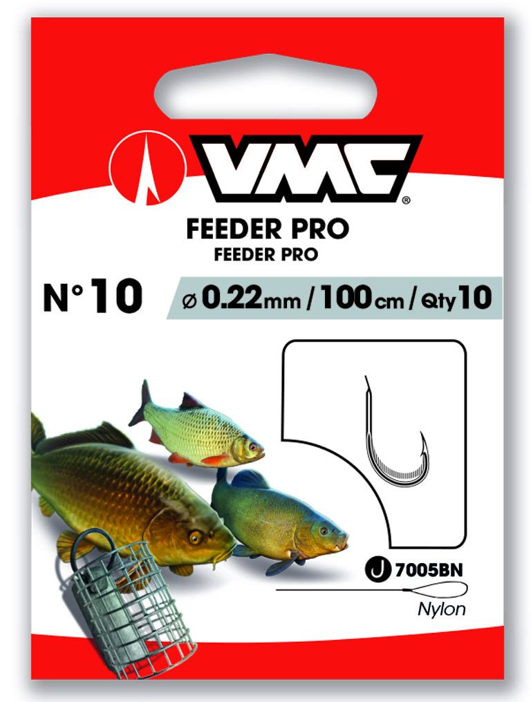 VMC Feeder Black Nickel 100 cm # 16 / 0,18 mm