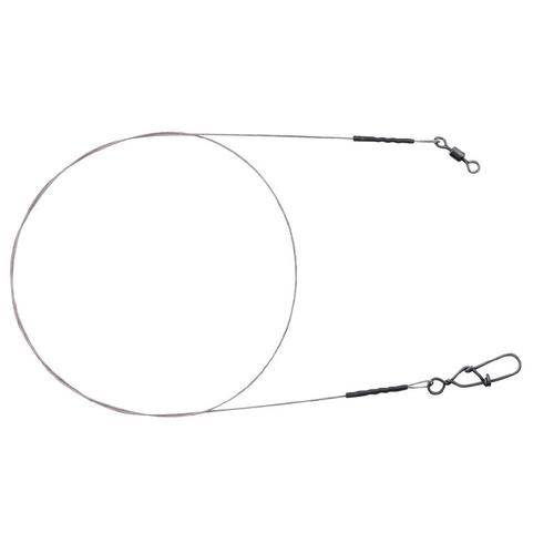 Spro Matte Black Leader 7 x 7 Wire; 30 cm; 5 Kg.; Qty. 2