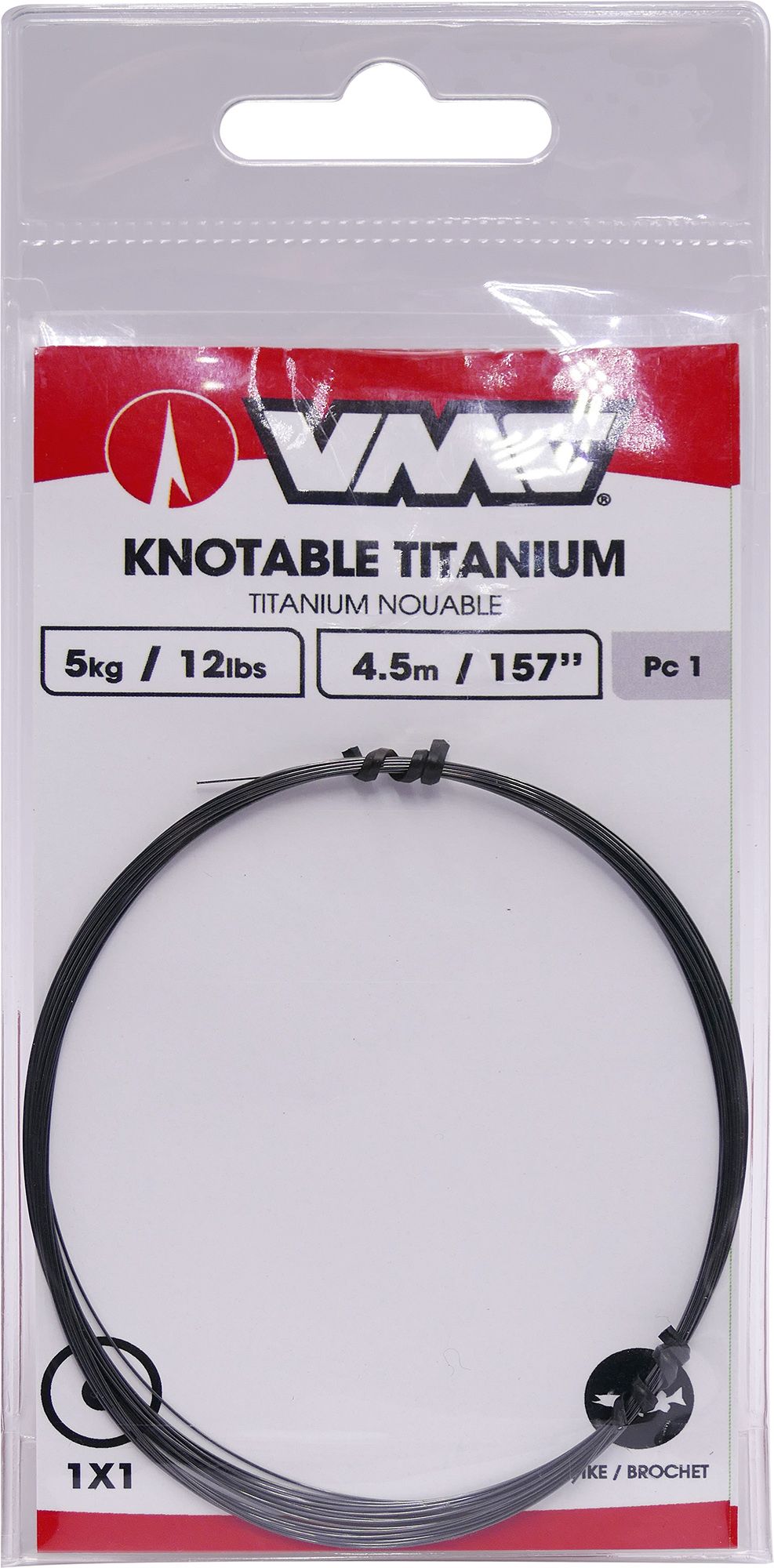 Kopie von VMC Titanium Coil 1x1 9 kg / 0,35 mm / 4,5 m #1