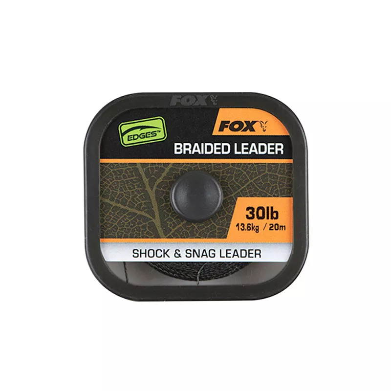 Fox EDGES™ Naturals Braided Leader 30 lb / 13,6 kg
