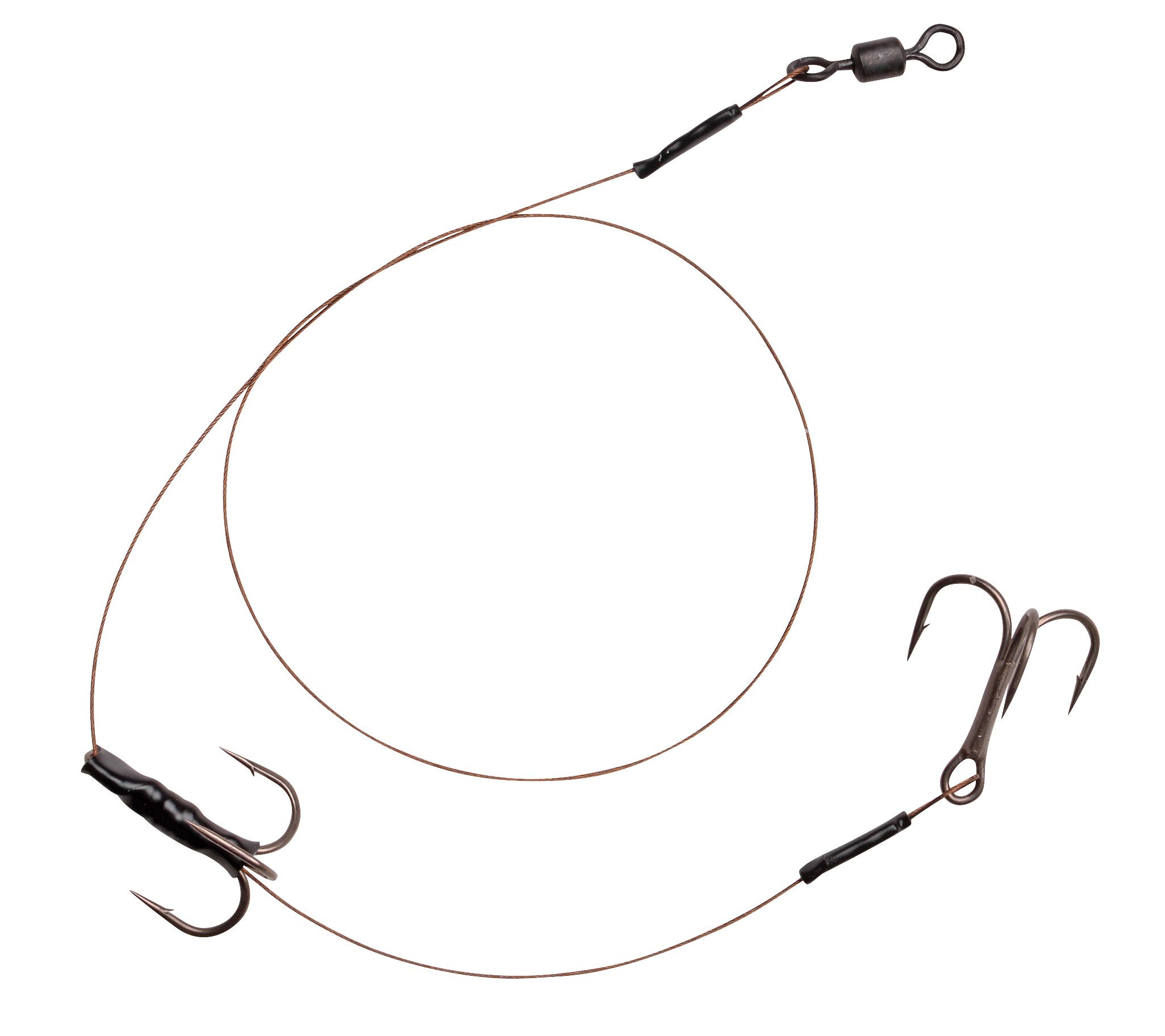 Spro Baitfish Rig 2 x Drilling L: 35 cm / 2 x # 4 / 18 kg