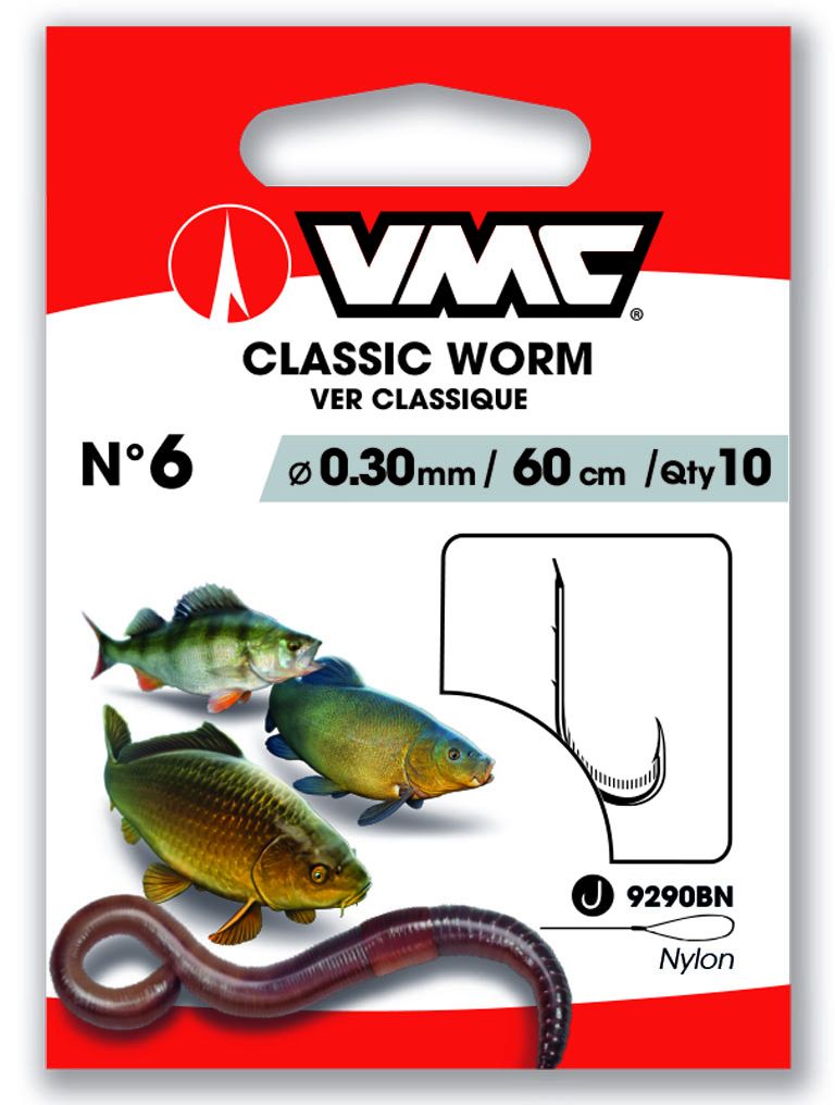 VMC Wurm Black Nickel 60 cm # 4 / 0,27 mm
