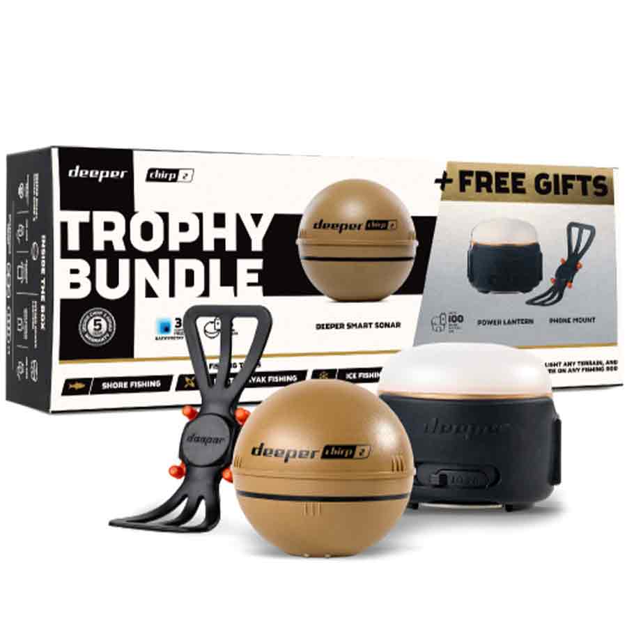 Deeper Smart Sonar Chrip+ 2.0 Throphy Bundle