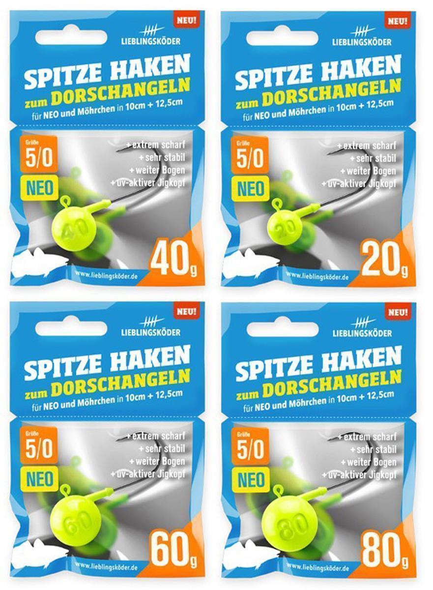 Lieblingsköder Spitze Haken NEO; Größe 4/0; 40 Gramm