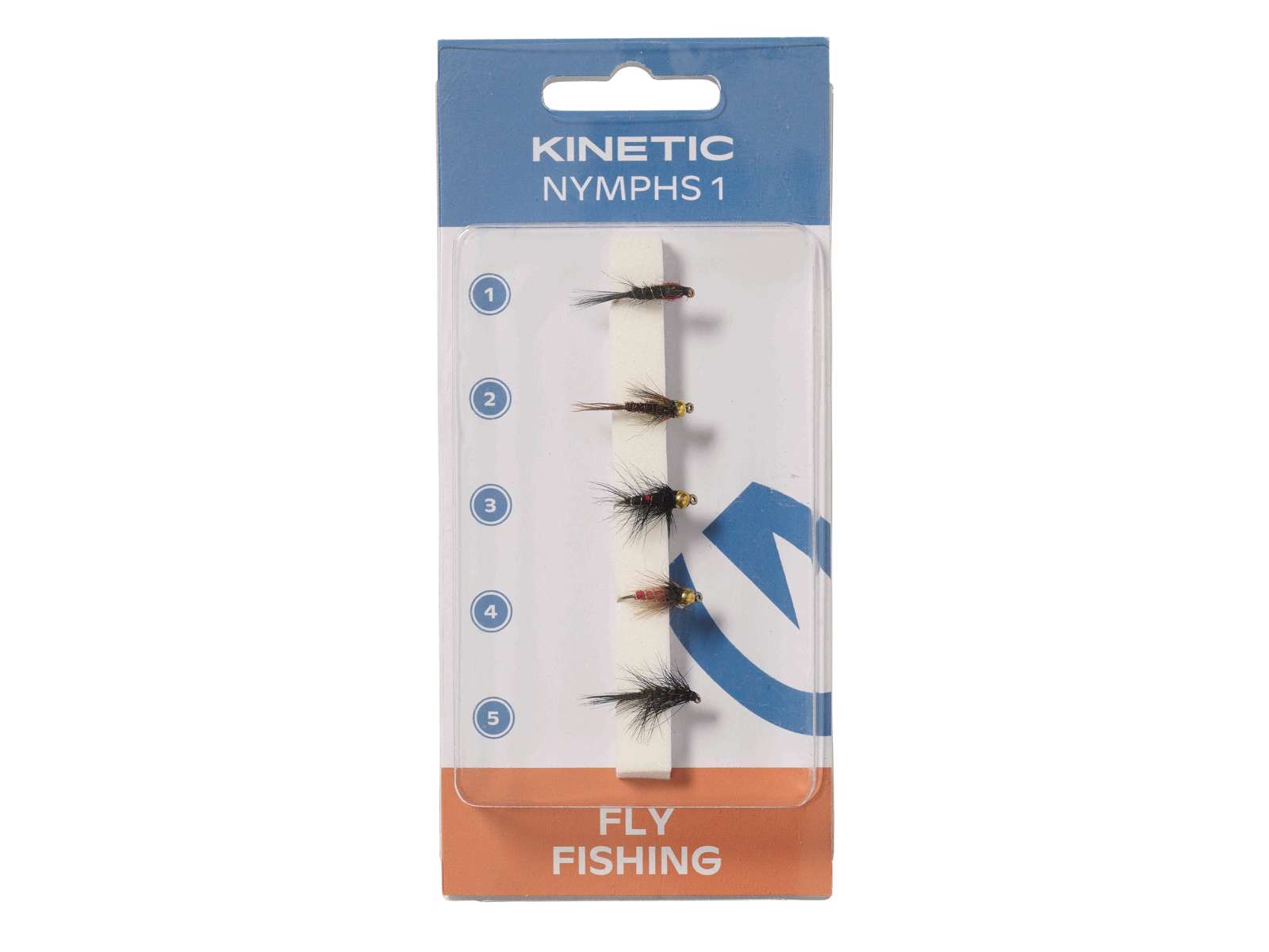 Kinetic Nympf Flies 1; Qty. 5