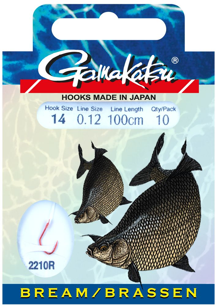 Gamakatsu Brassen Ls-2210 Rot 100 cm # 12 / 0,14 mm