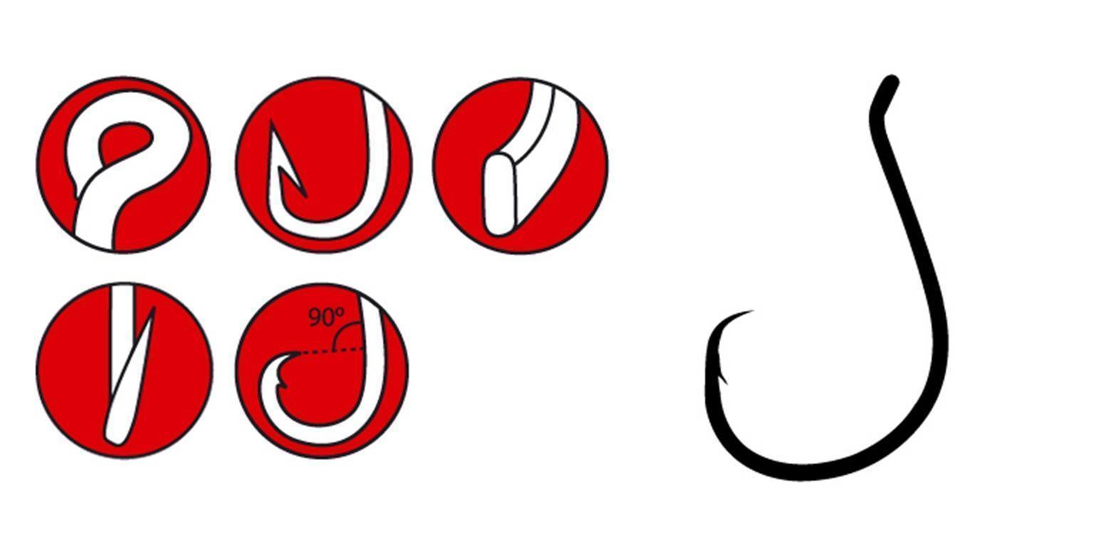 Gamakatsu Octopus Circle; Gr. 6; 10 Stück Gamakatsu Octopus Circle; Gr. 6; 10 Stück