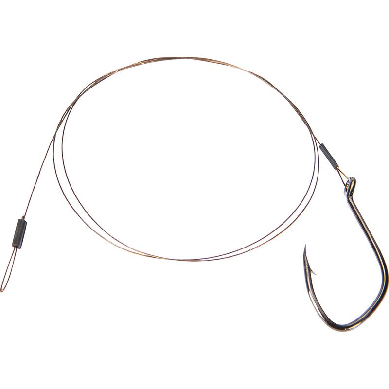 Sänger Stahlvorfach 1 x 7  mit Einzelhaken; Sz. 2/0; 15 Kg.; 60 cm; Qty. 1