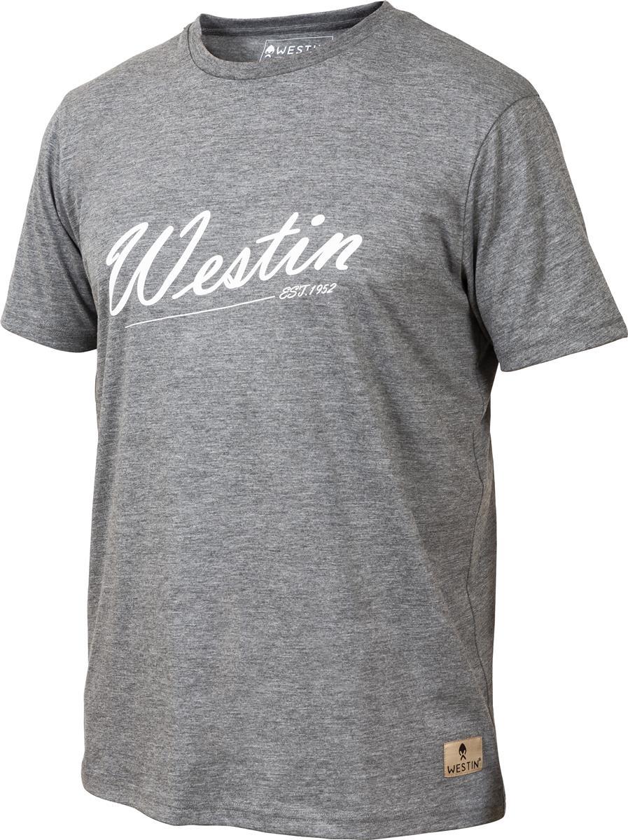 Westin Old School T-Shirt Grey Melange; Gr. XL