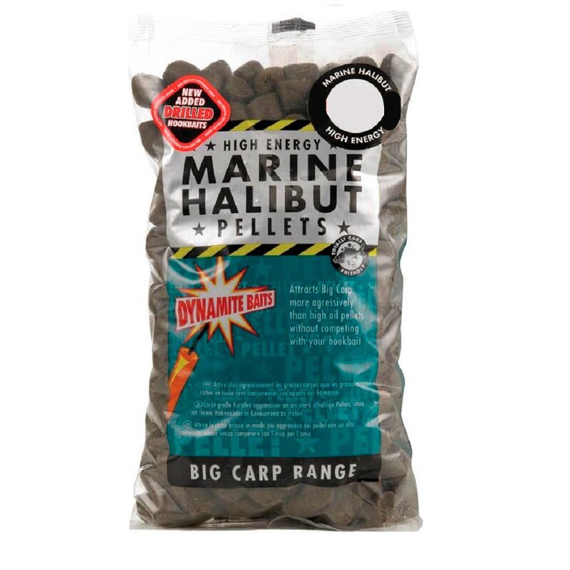 Dynamite Baits Marine Hal. Pellets 8mm 900g