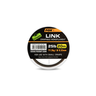 Fox Edges Link Trans Khaki Mono 25 Lb
