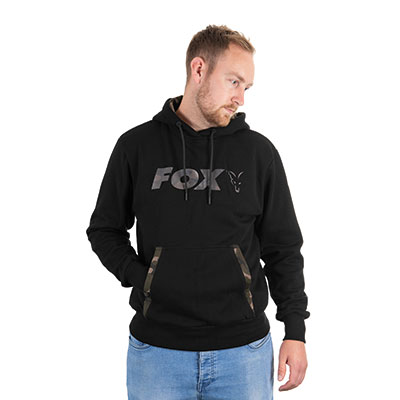 Fox Black/Camo Hoody; Gr. L