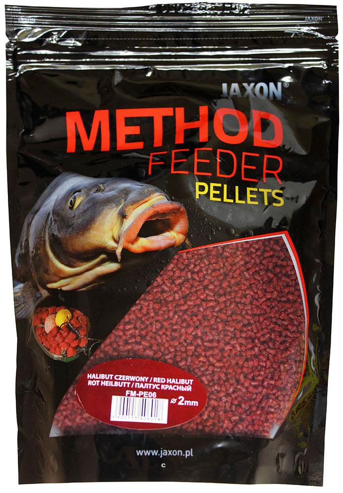 Jaxon Method Feeder Pellets 2 mm, 500 gr.; Red Hallibut Jaxon Method Feeder Pellets 2 mm, 500 gr.; Red Hallibut