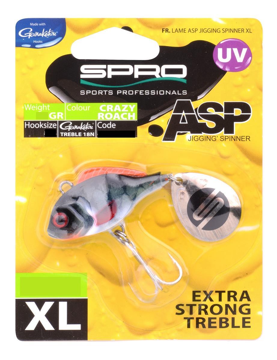 Spro ASP Spinner UV XL; 35 gr.; Crazy Roach
