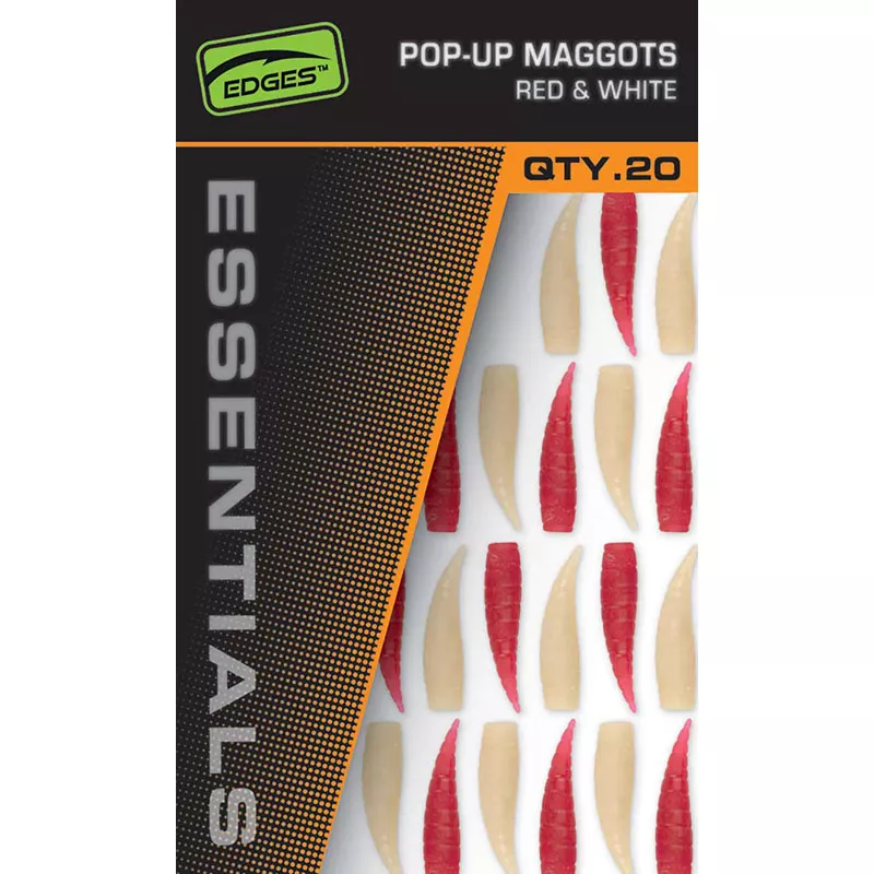 Fox EDGES™ Essentials Pop-up Maggots Qty. 20 Fox EDGES™ Essentials Pop-up Maggots Qty. 20