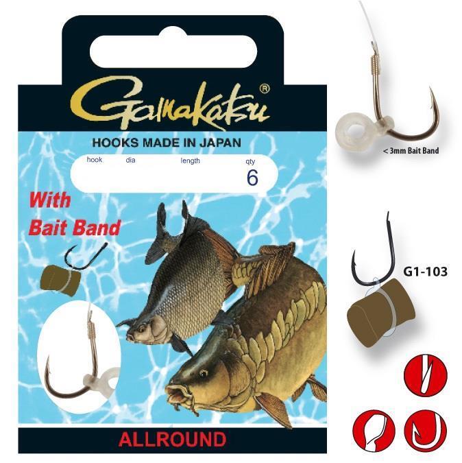 Gamakatsu Bait Band Rig G1-103  Bronze 40 cm # 12 / 0,16 mm Gamakatsu Bait Band Rig G1-103  Bronze 40 cm # 12 / 0,16 mm