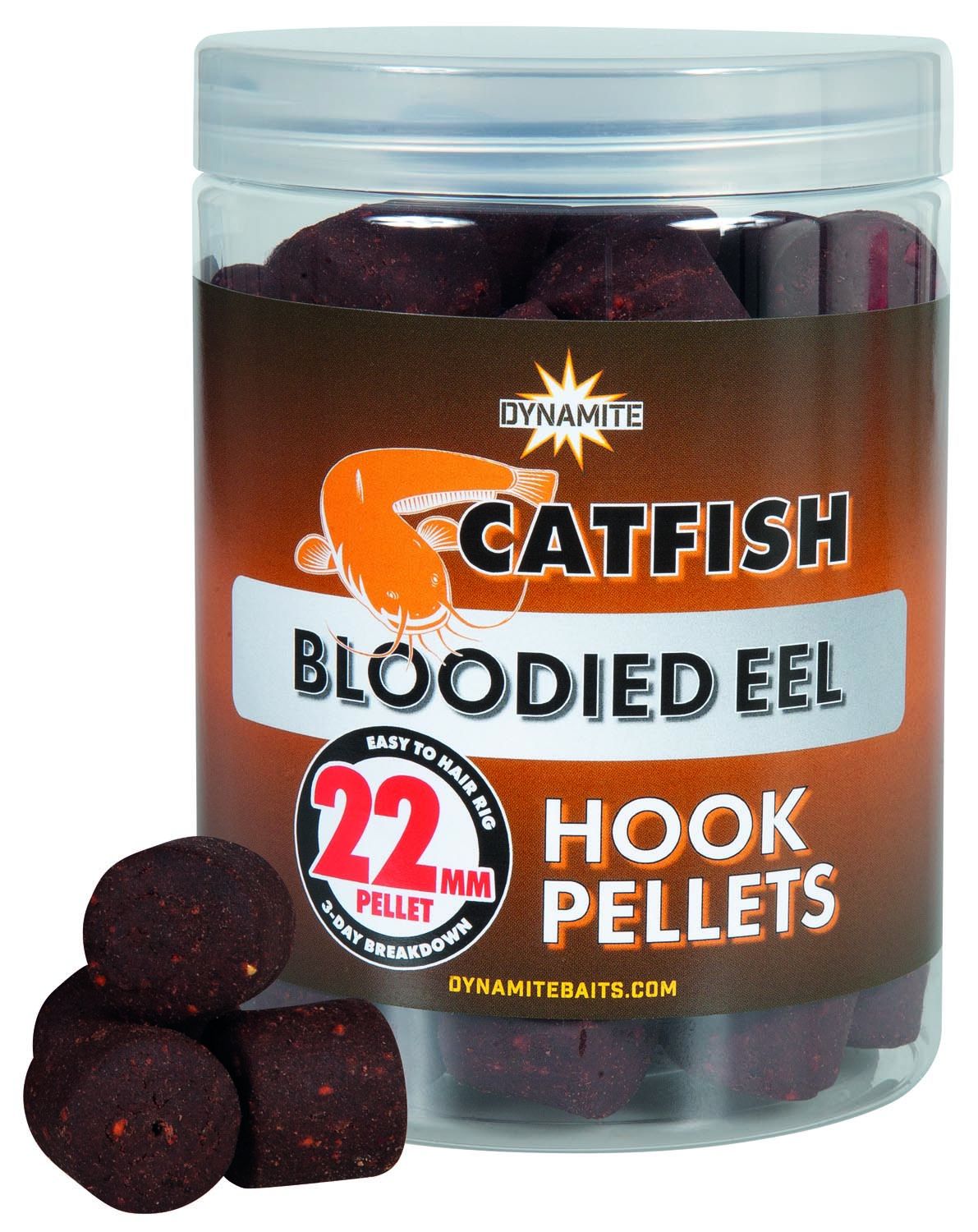 Dynamite Baits Bloodied Eel Hook Pellets; 22 Mm; 600 Gr.