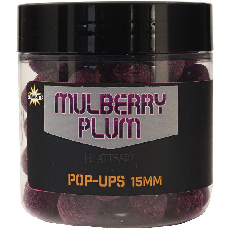 Dynamite Baits Mulberry Plum Popups; 15 Mm