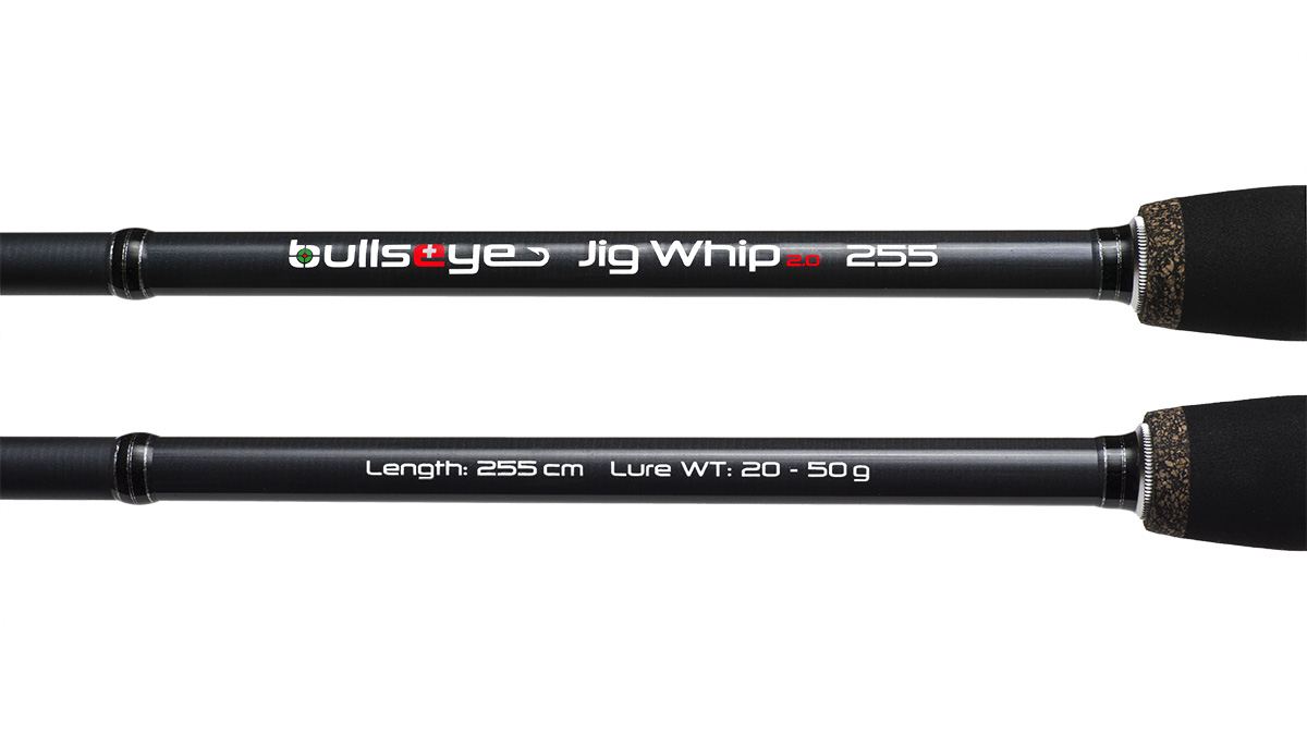 Bullseye Jig Whip 2.0; L: 2,35 m; Wg: 20 - 50 gr. Bullseye Jig Whip 2.0; L: 2,35 m; Wg: 20 - 50 gr.