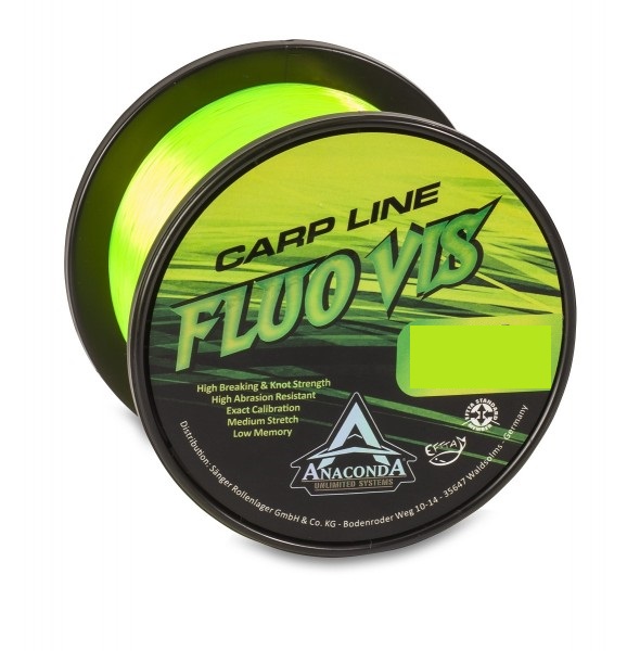 Anaconda Carp Line Fluo Vis; 0,33 mm; 8,75 Kg.; 1200 m