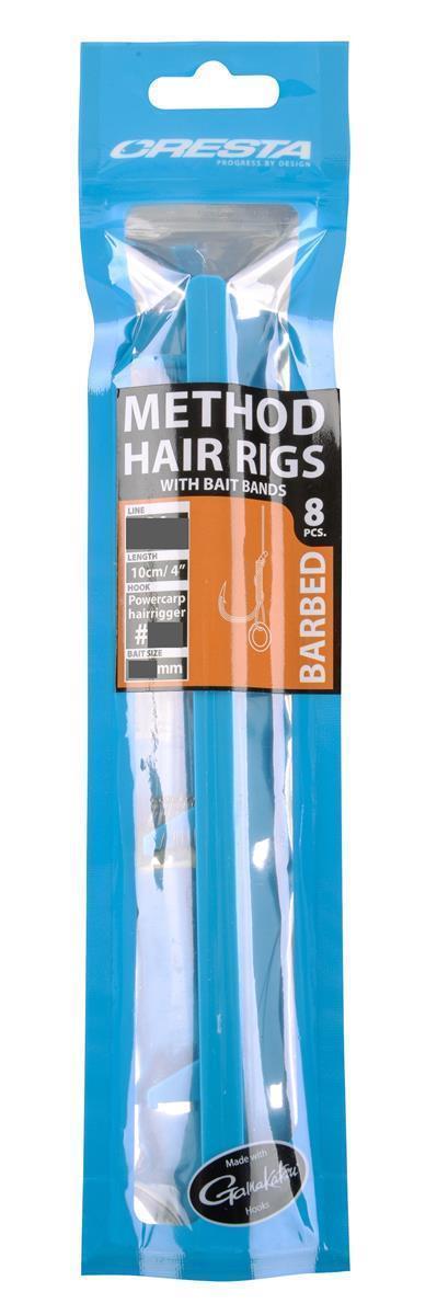 Cresta Method Hair Rigs + Band; Sz. 10; 0,26 mm