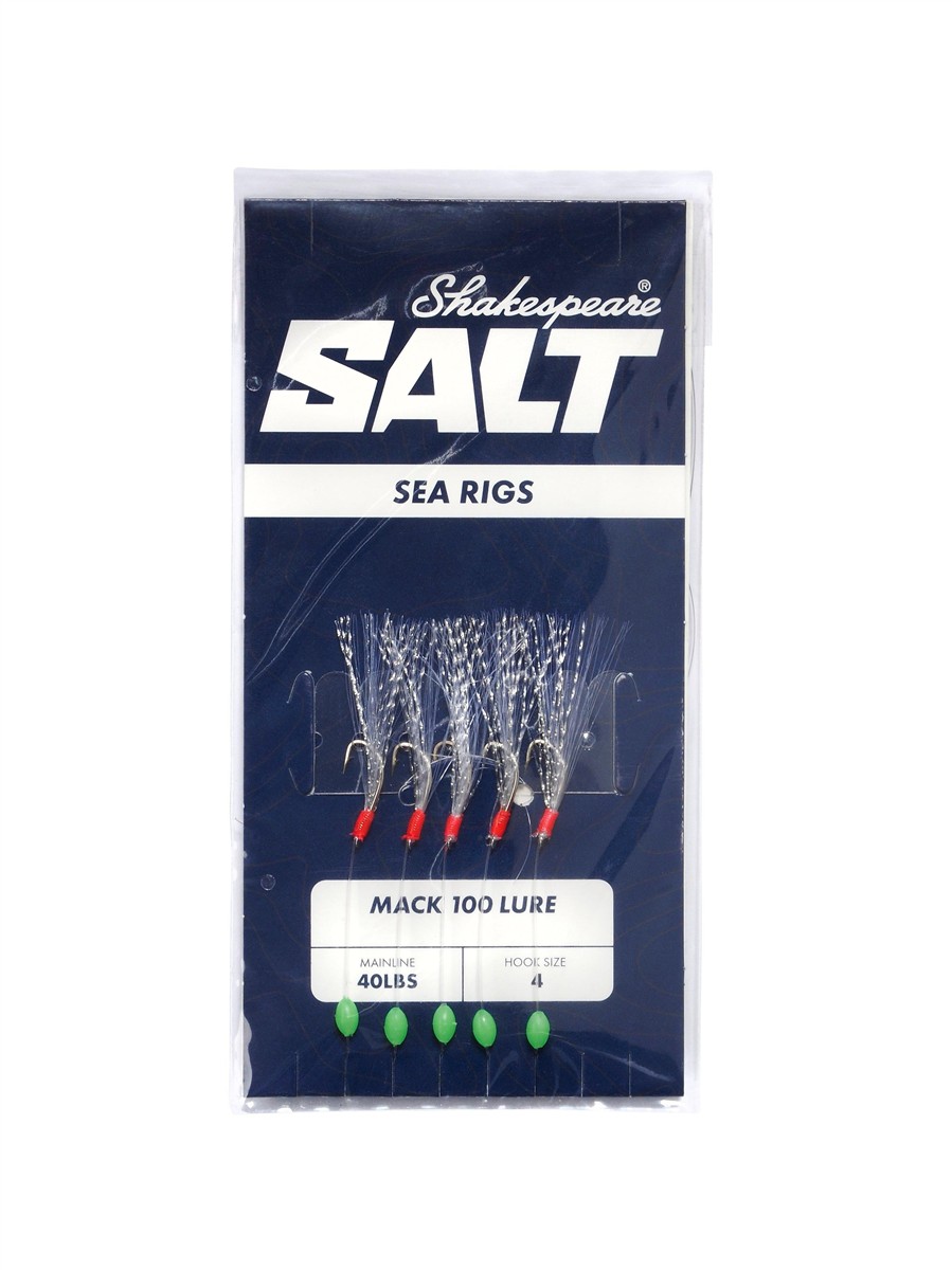 Shakespeare Mack 100 Lure Rig; 4; 40 Lbs.