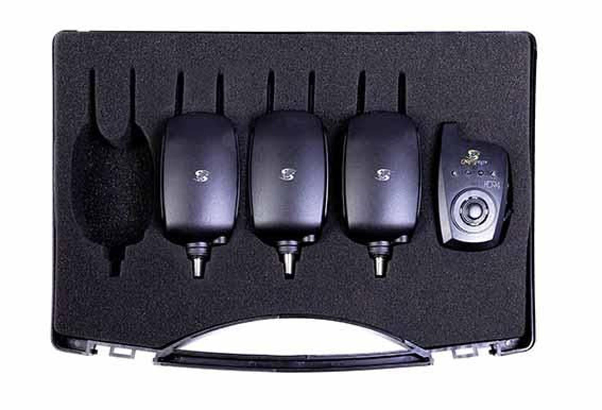 Carp Spirit HD4 Alarm & Reciver Set 3 + 1 Bißanzeiger 