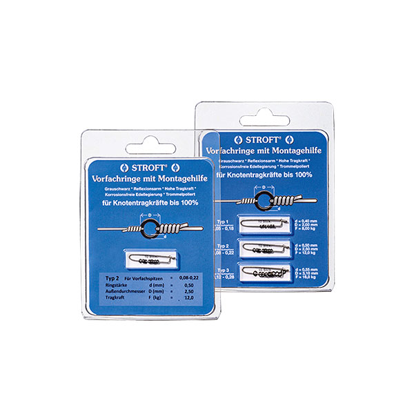 Stroft Vorfachringe mit Montagehilfe; Typ 4