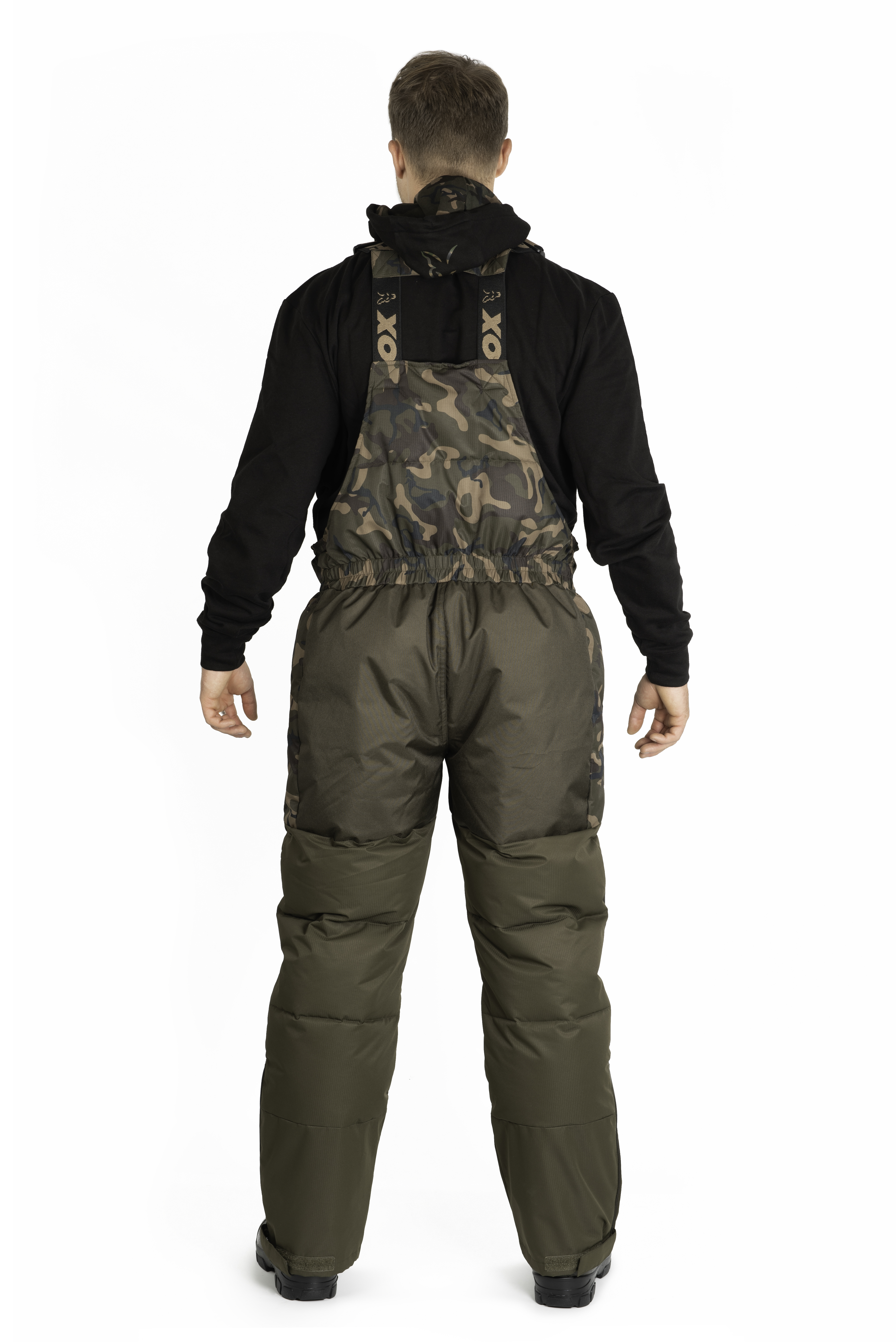 Fox RS Quilted Salopettes Camo Khaki Large Fox RS Quilted Salopettes Camo Khaki Large