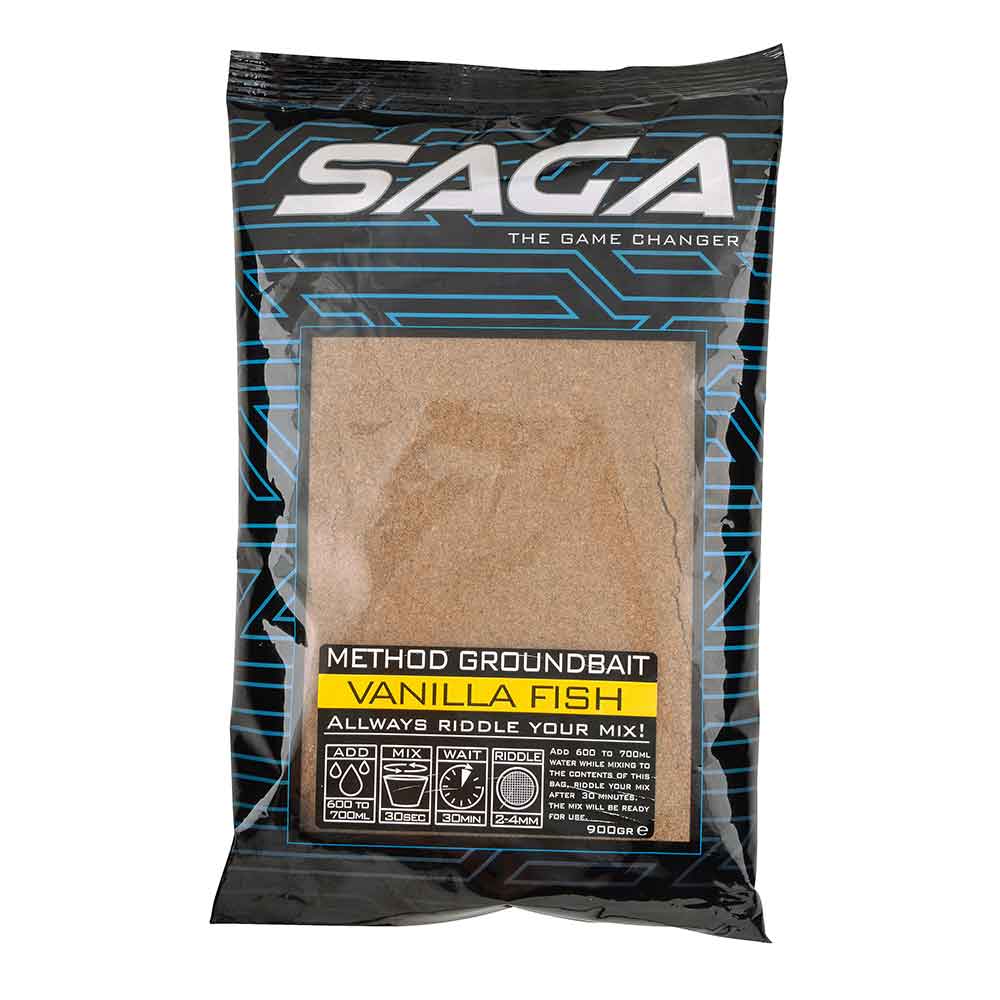 Saga Method Groundbait; Vanilla Fish; 900 gr.