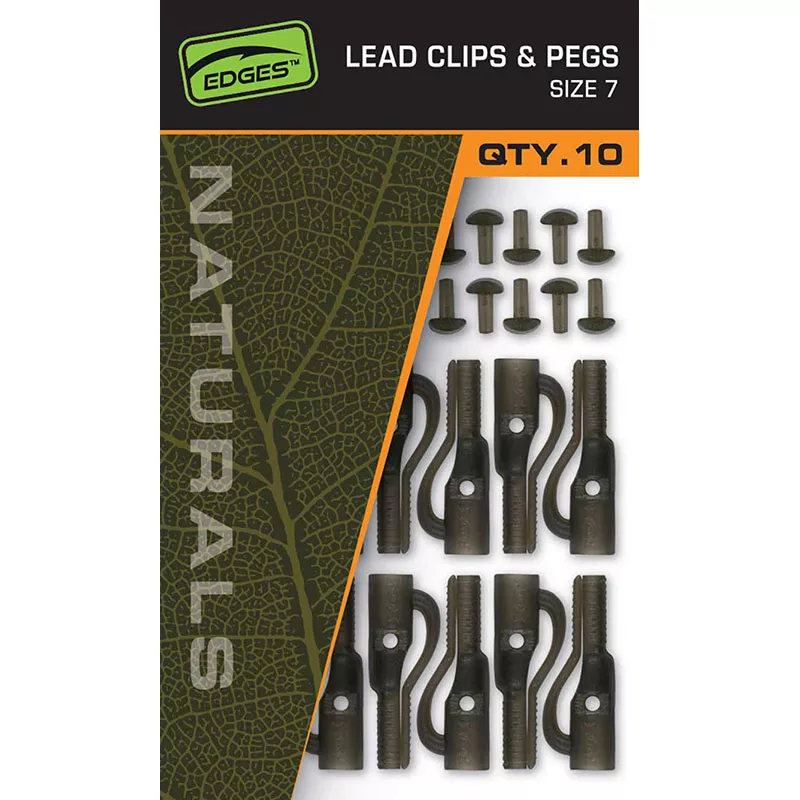 Fox Naturals Size 7 Lead Clips & pegs
