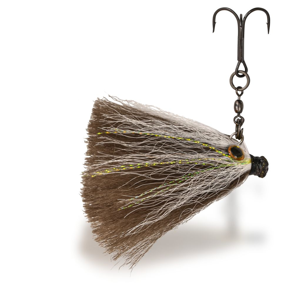 Zebco Mouse Jig Head Weiß / Braun 10 g / 6 cm