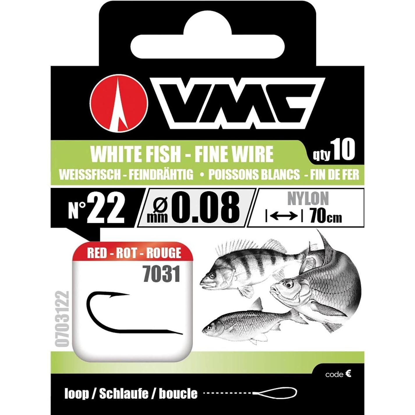 VMC White Fish Fine Wire 70 cm # 16 / 0,10 mm