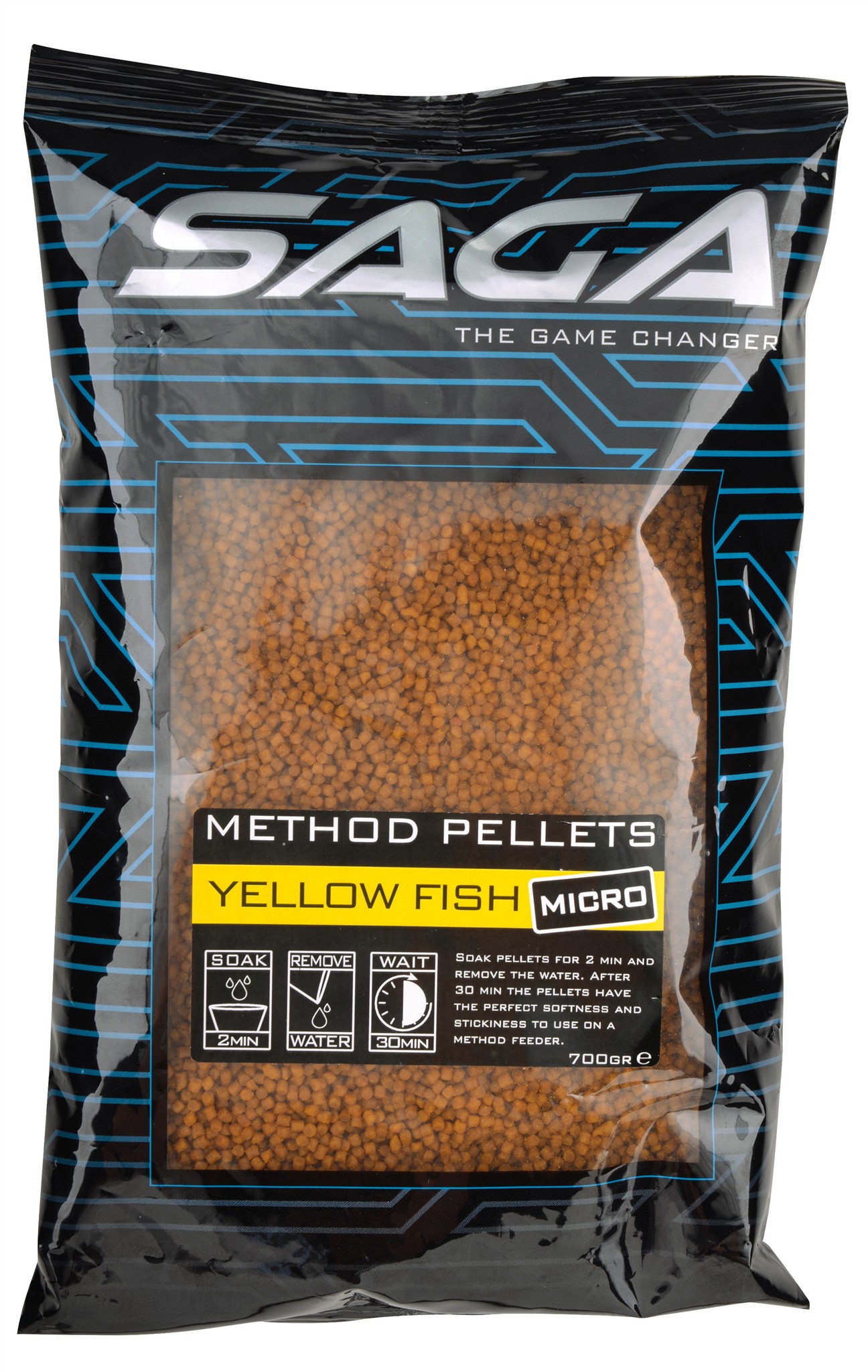 Saga Method Pellets Micro; Yellow Fish; 700 gr. Saga Method Pellets Micro; Yellow Fish; 700 gr.