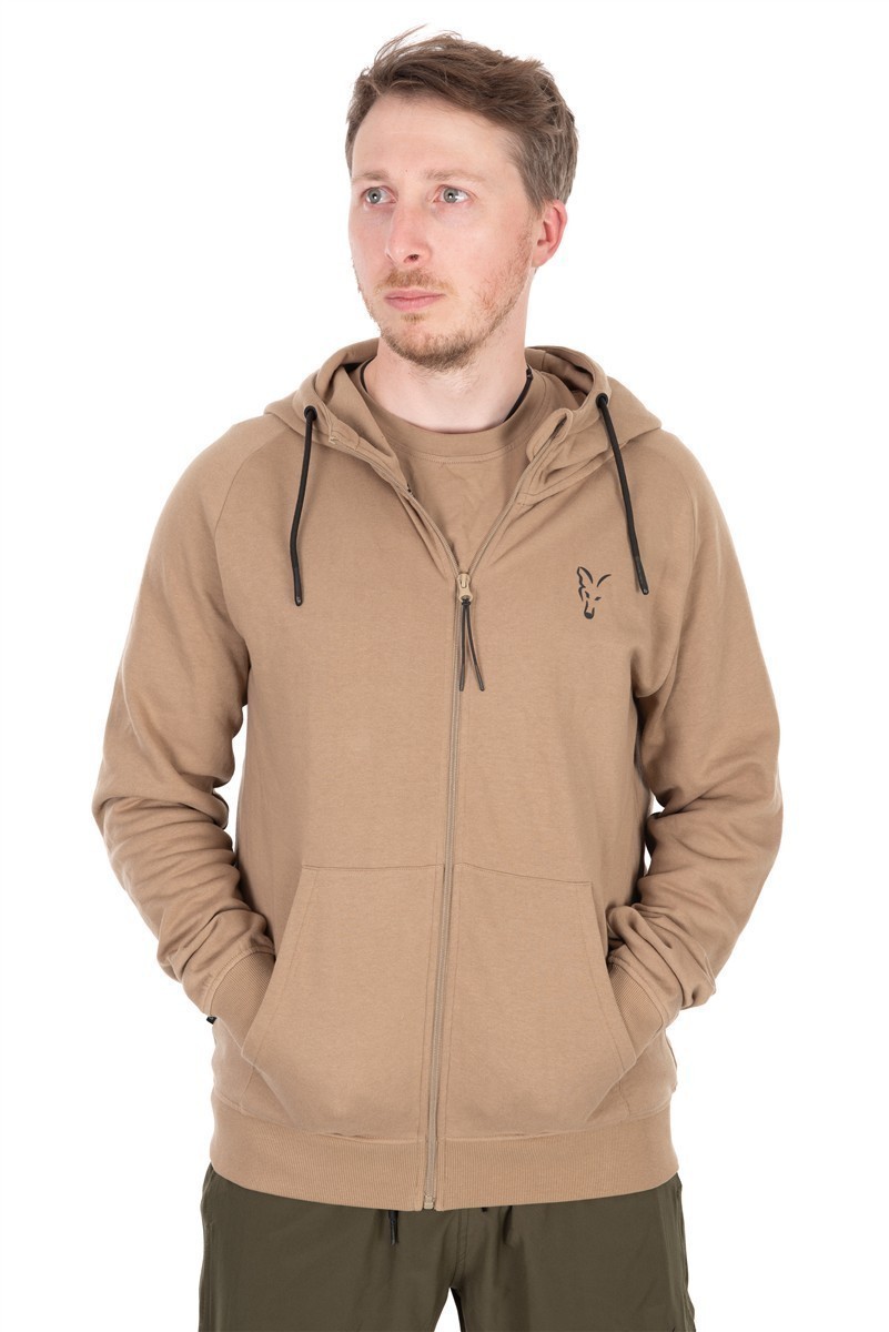 Fox Collection LW Zip Hoody - Tan Ltd Fox Collection LW Zip Hoody - Tan Ltd 3XL
