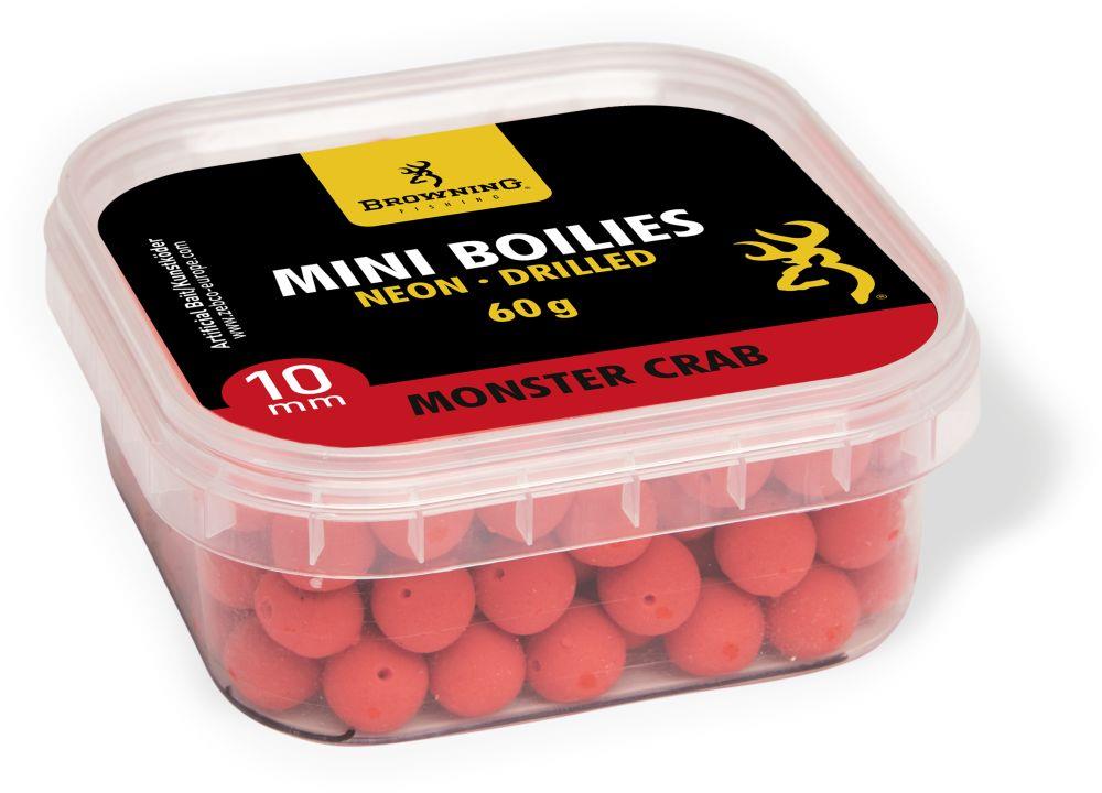 Browning Mini Boilies Neon Drilled Monster Crb; 10 mm; 60 g Browning Mini Boilies Neon Drilled Monster Crb; 10 mm; 60 g
