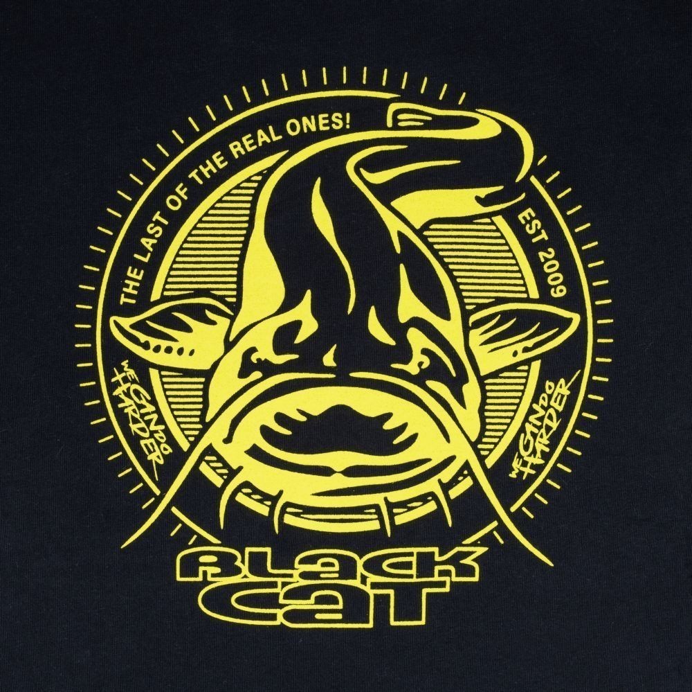 BLACK CAT ESTABLISHED COLLECTION T-SHIRT SCHWARZ; Gr. L