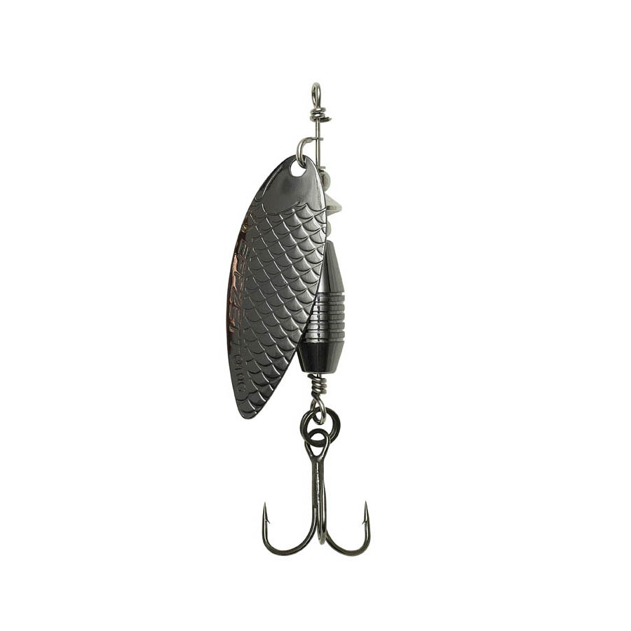 DAM EFFZETT® FAST WATER SPINNERS; Gunsmoke; Gr. 3; 10 gr.