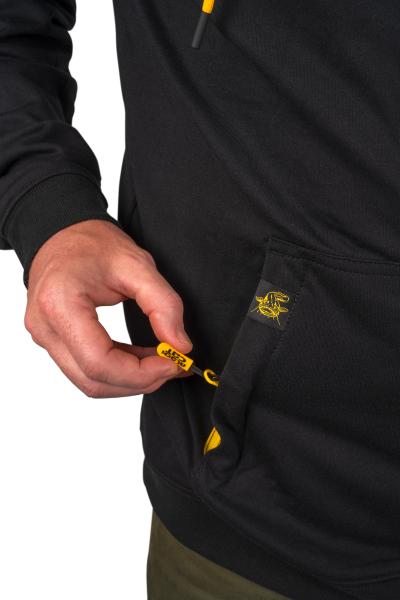 Black Cat Black Zipped Hoody 3XL