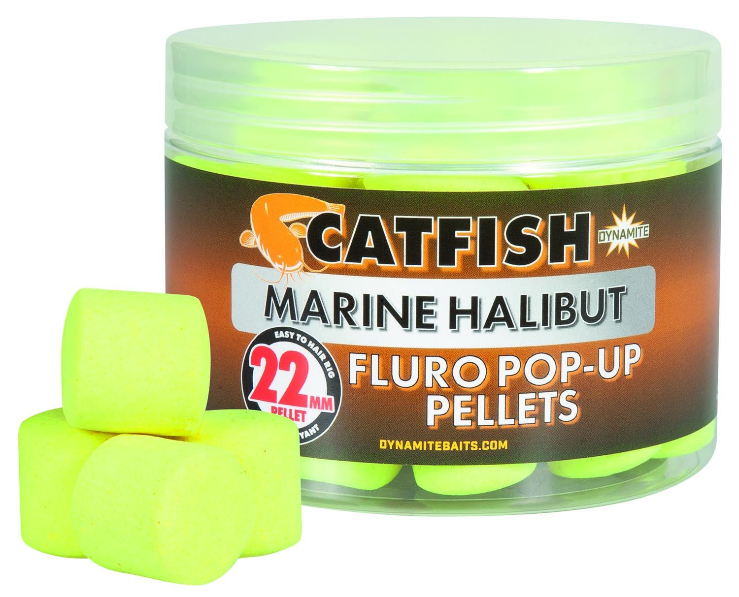 Dynamite Baits Marine Halibut Yellow Fluoro Pop Up´s; 22 mm; 140 Gr.  #1