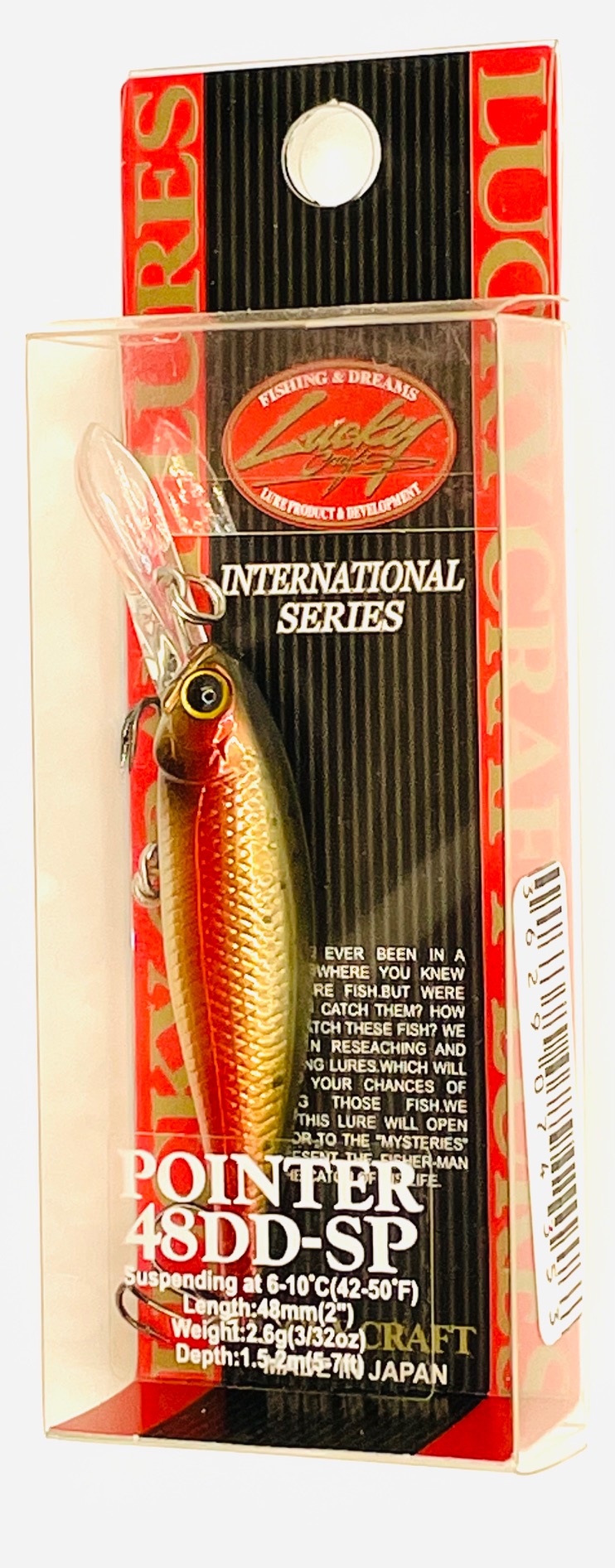 Lucky Craft Pointer 48DD SP suspending, 48 mm, 2,6 g, 1,5-2 m, Engaged Superrainbow