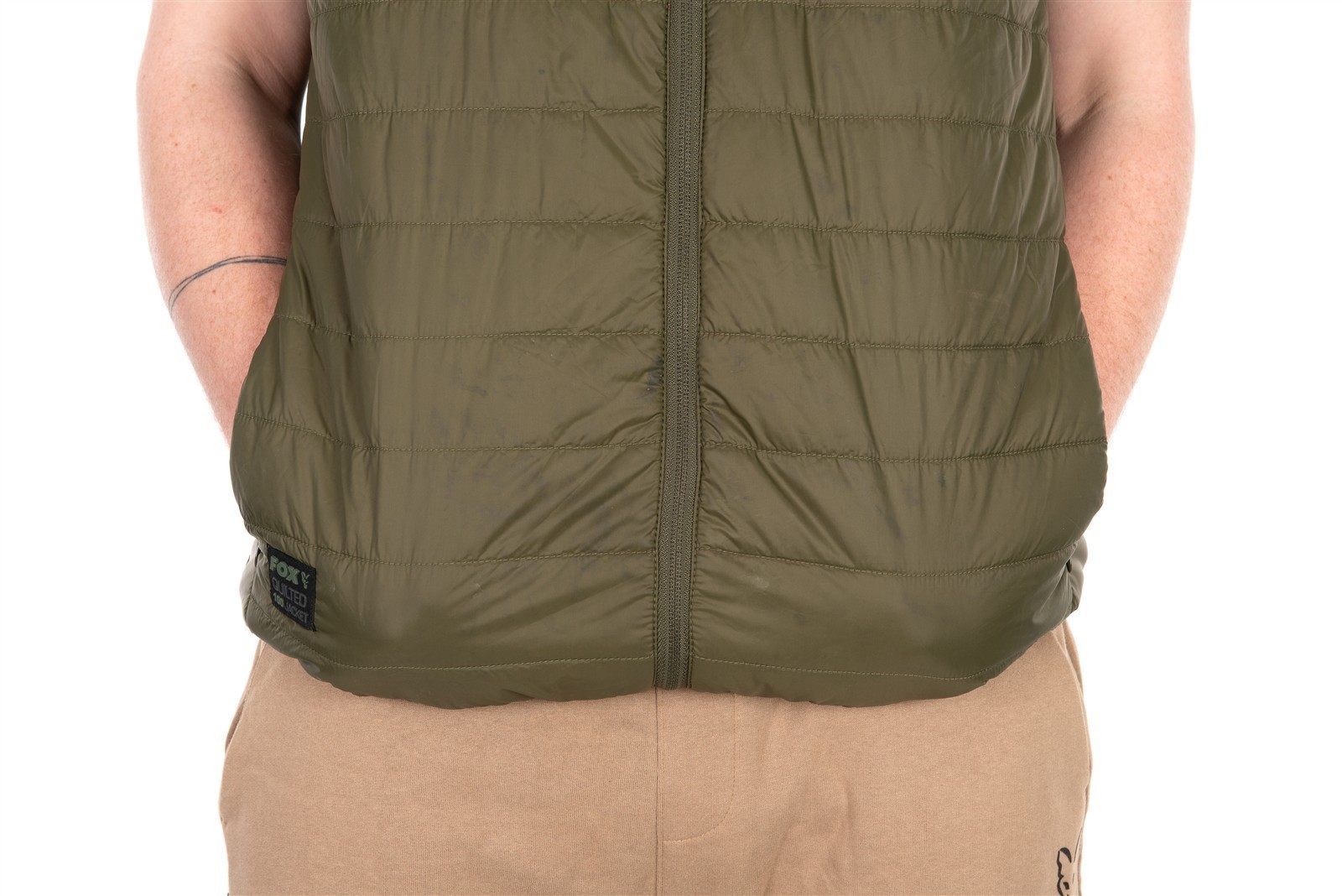 Fox Olive Quilted 100 Gilet XXXLarge