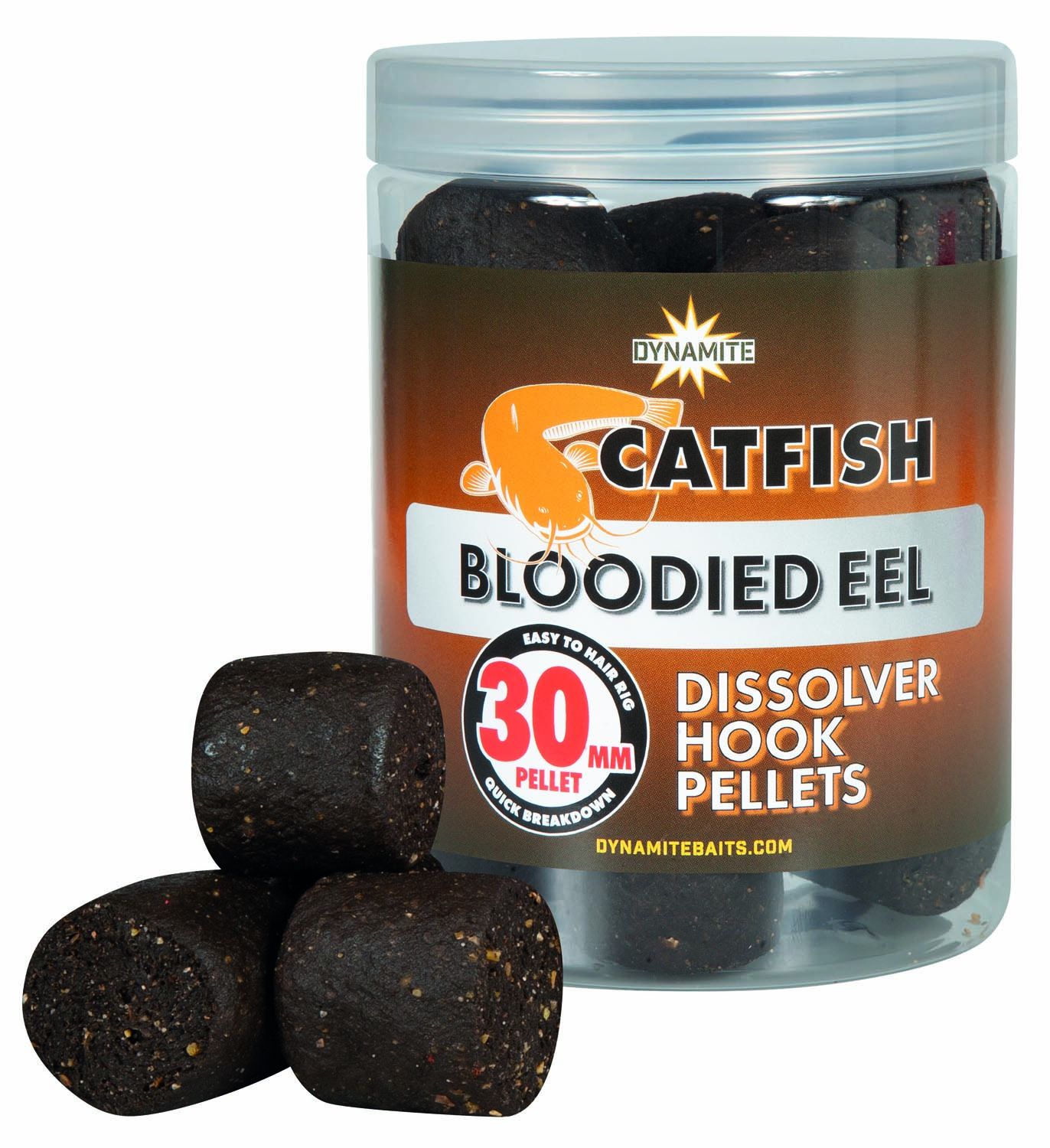 Dynamite Baits Bloodied Eel Dissolver Hook Pellets; 30 Mm; 600 Gr. 