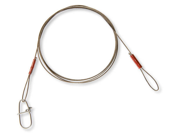 Cormoran Stahlvorfach mit Karabiener und Schlaufe 7 x 7; L: 60 cm; 9,0 Kg.; 2 Stück