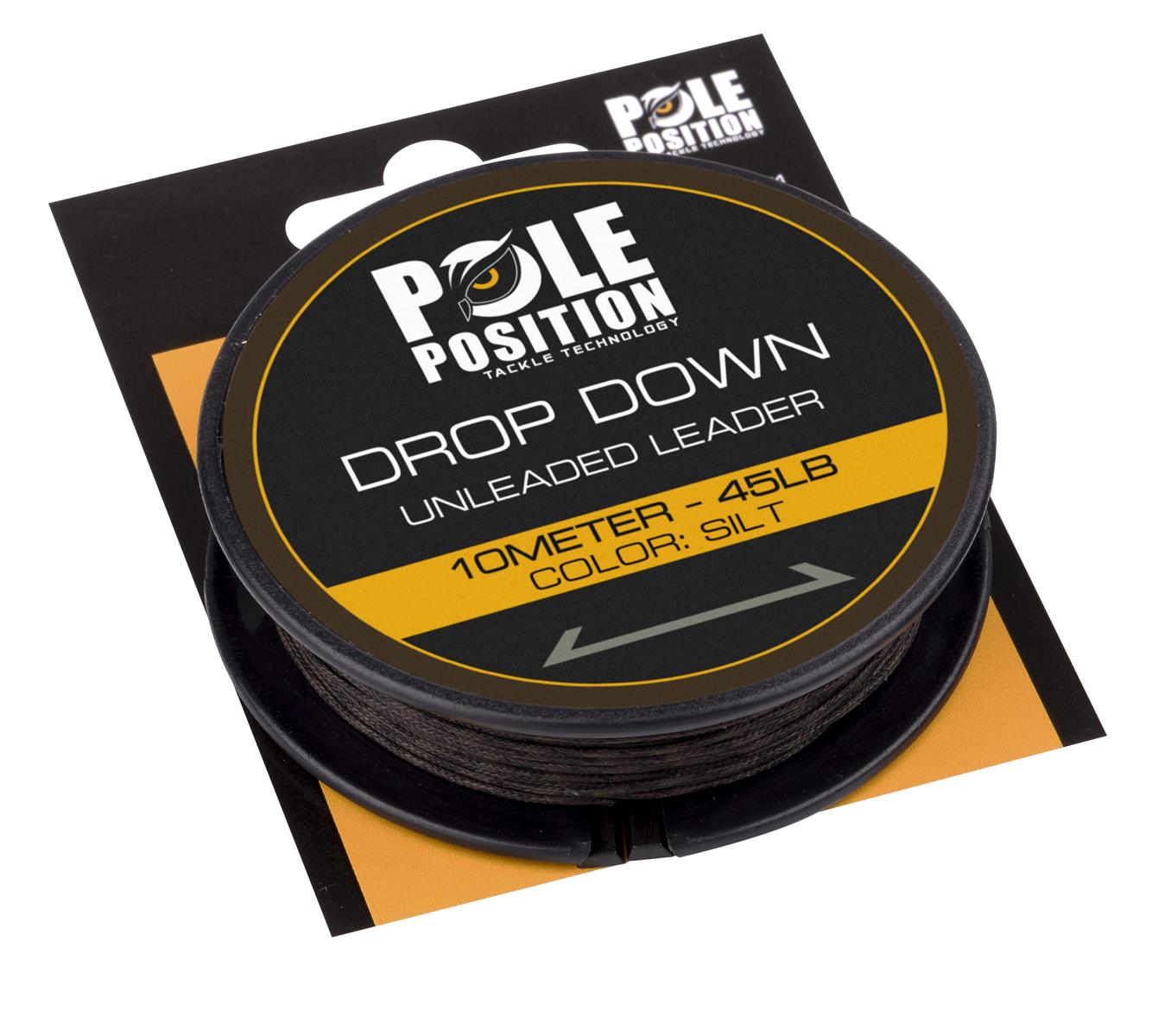 Pole Position Drop Down Unleaded Leader; Silt; 45 Lb; 10 m