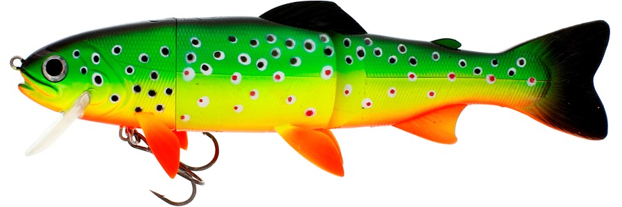 Westin Tommy The Trout; 15 cm; 40 g.; Low Floating; Crazy Firetiger